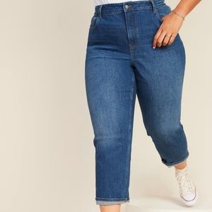 NWT Extra High-Waisted Straight Plus-Size Jeans
